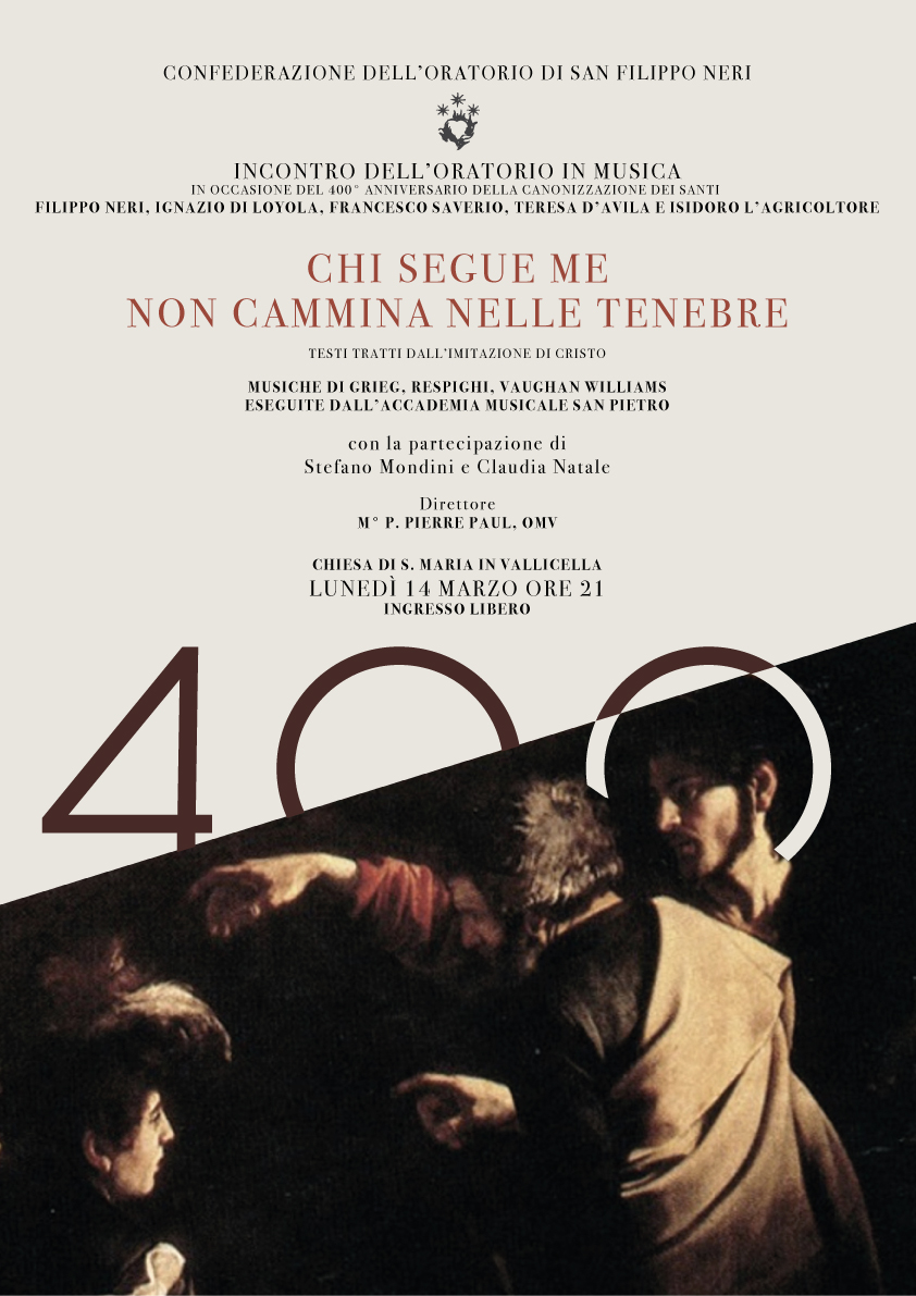 400° anniversario dalla Canonizzazione di San Filippo Neri.