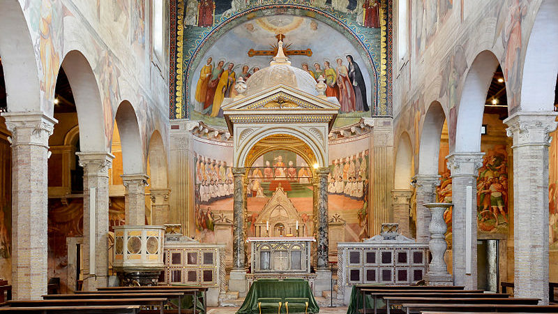 Basilica SS Nereo e Achilleo – Lavori di restauro e sospensione dei Matrimoni